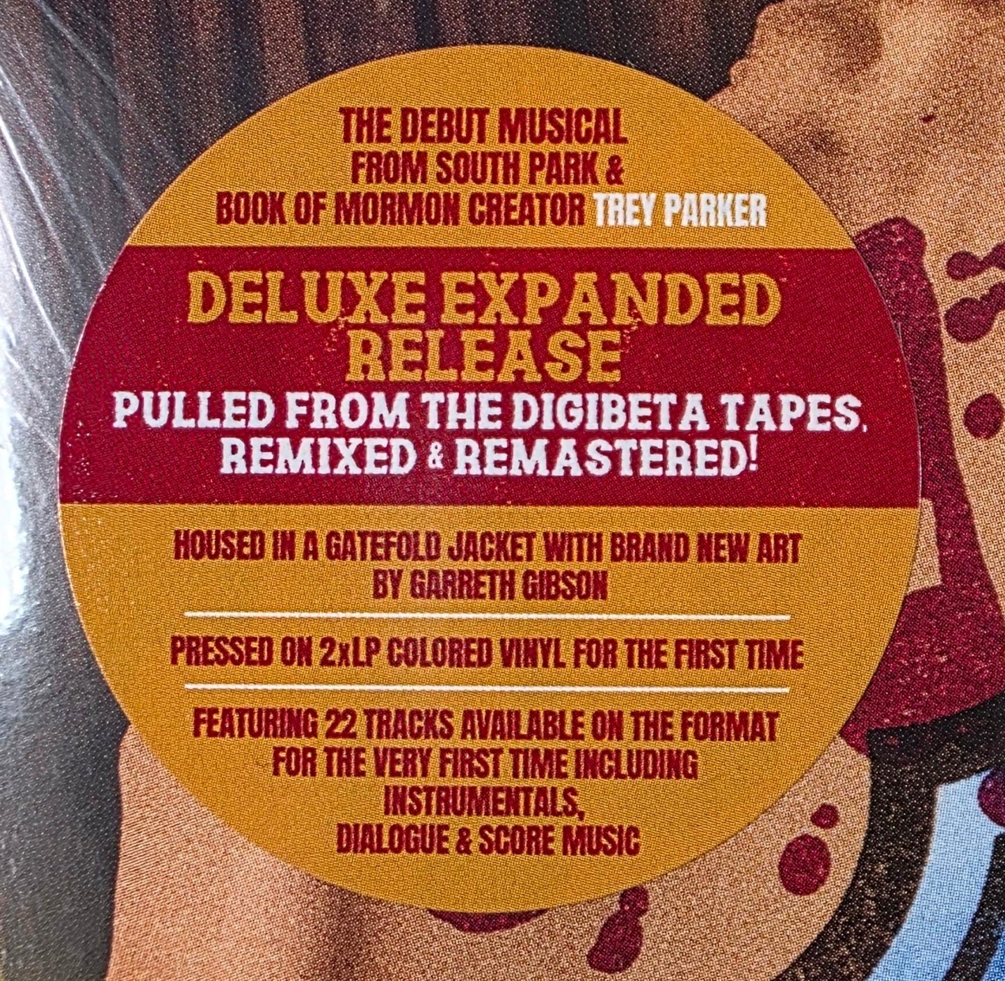 Cannibal The Musical Vinyl LP Deluxe Edition Coloured
