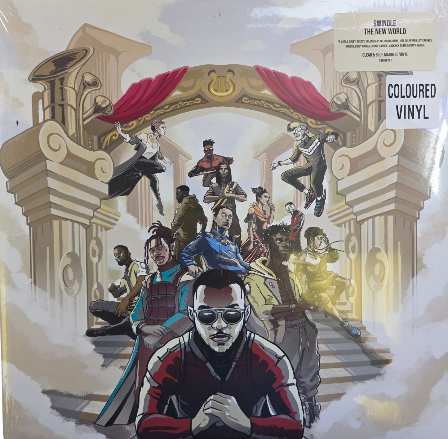 Swindle The New World Vinyl LP Blue Marbled