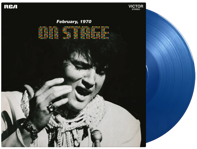 Elvis Presley – On Stagel Vinyl LP Blue