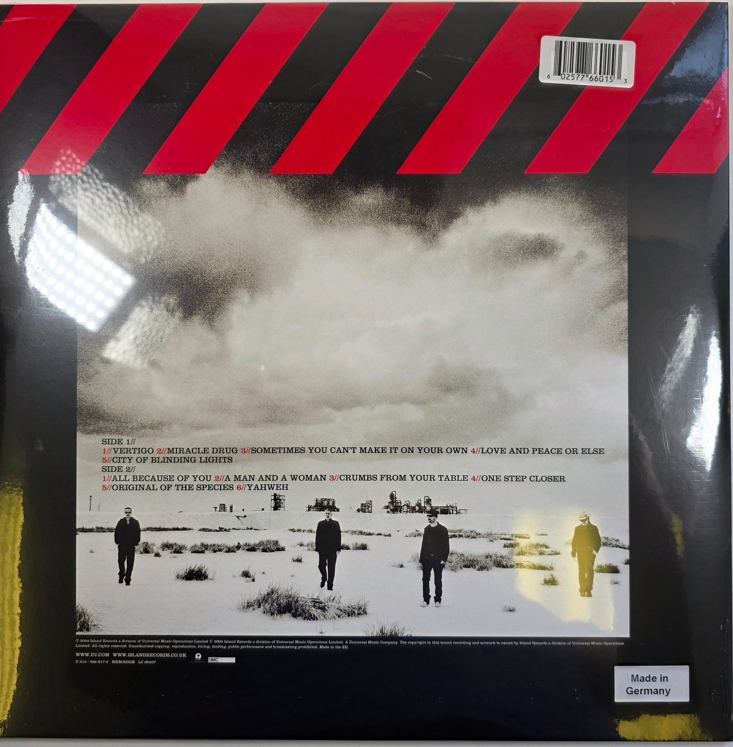 U2 How To Dismantle An Atomic Bomb Vinyl LP Red