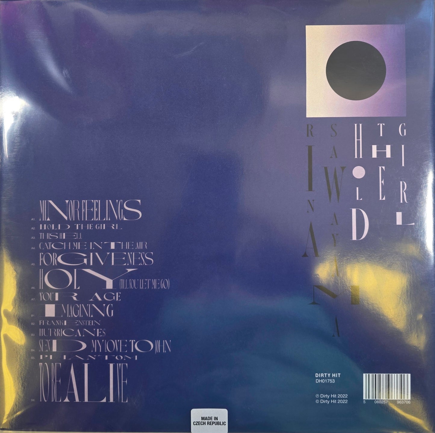 Rina Sawayama Hold The Girl Vinyl LP Limited Blue