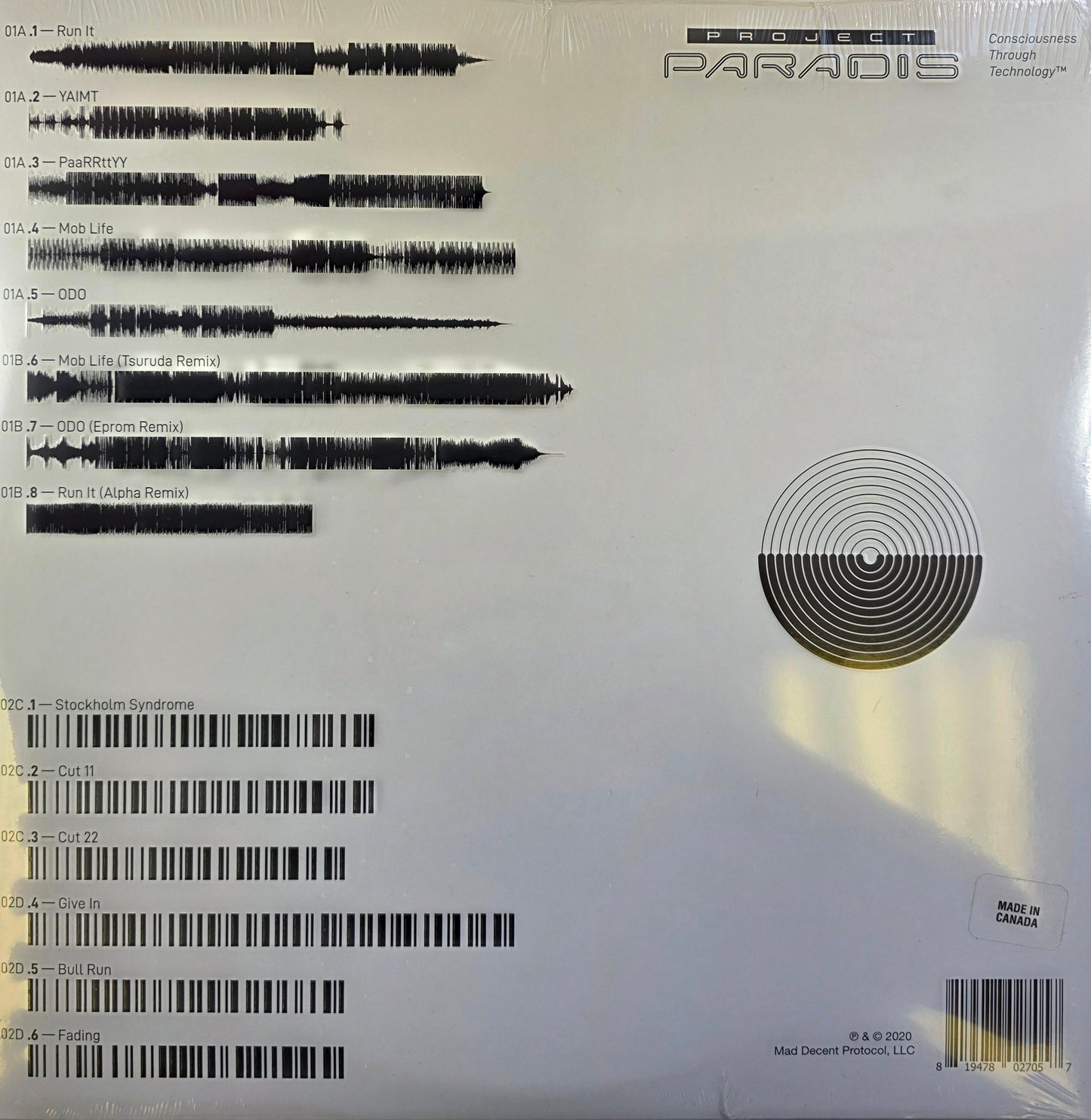 Project Paradis Vinyl LP