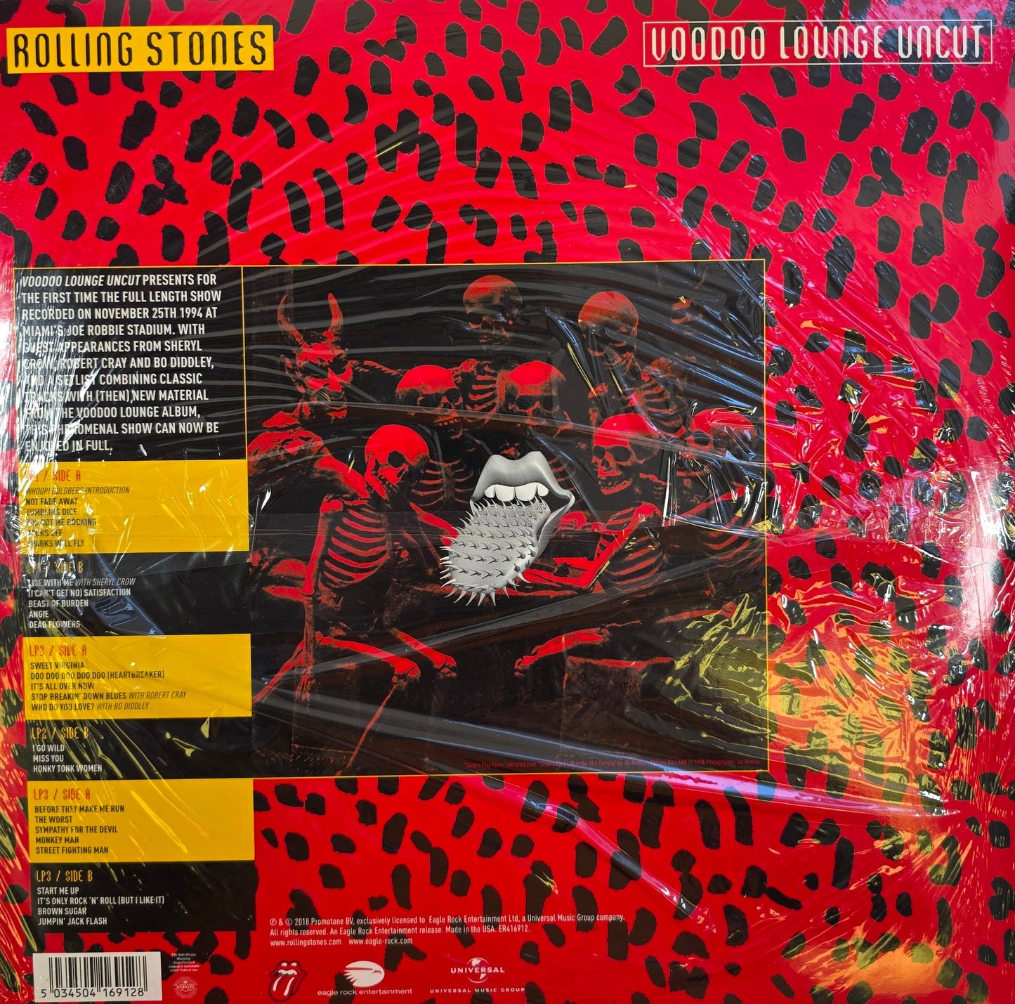 Rolling Stones Voodoo Lounge Uncut Vinyl 3 x LP Deluxe