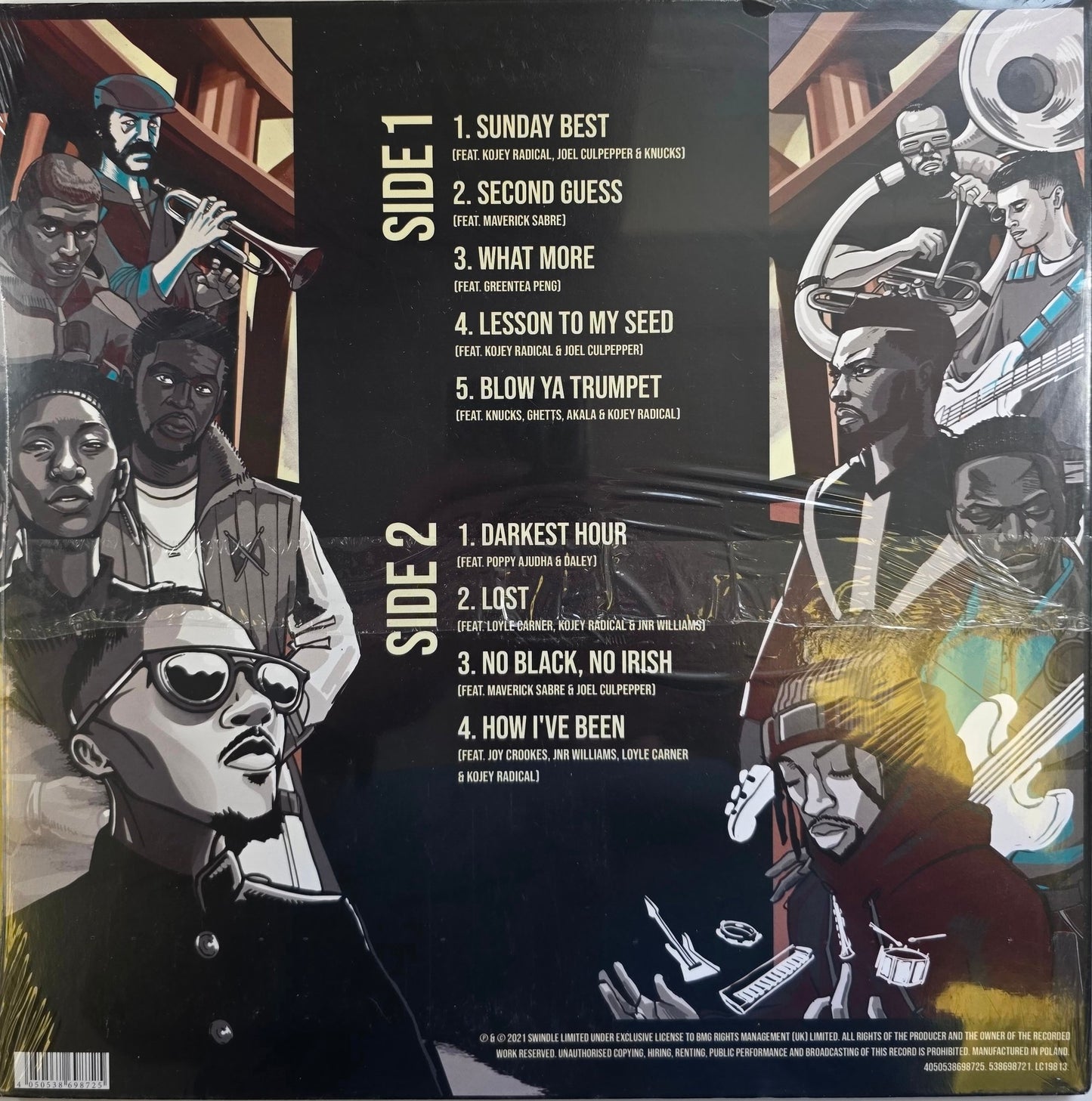 Swindle The New World Vinyl LP Blue Marbled