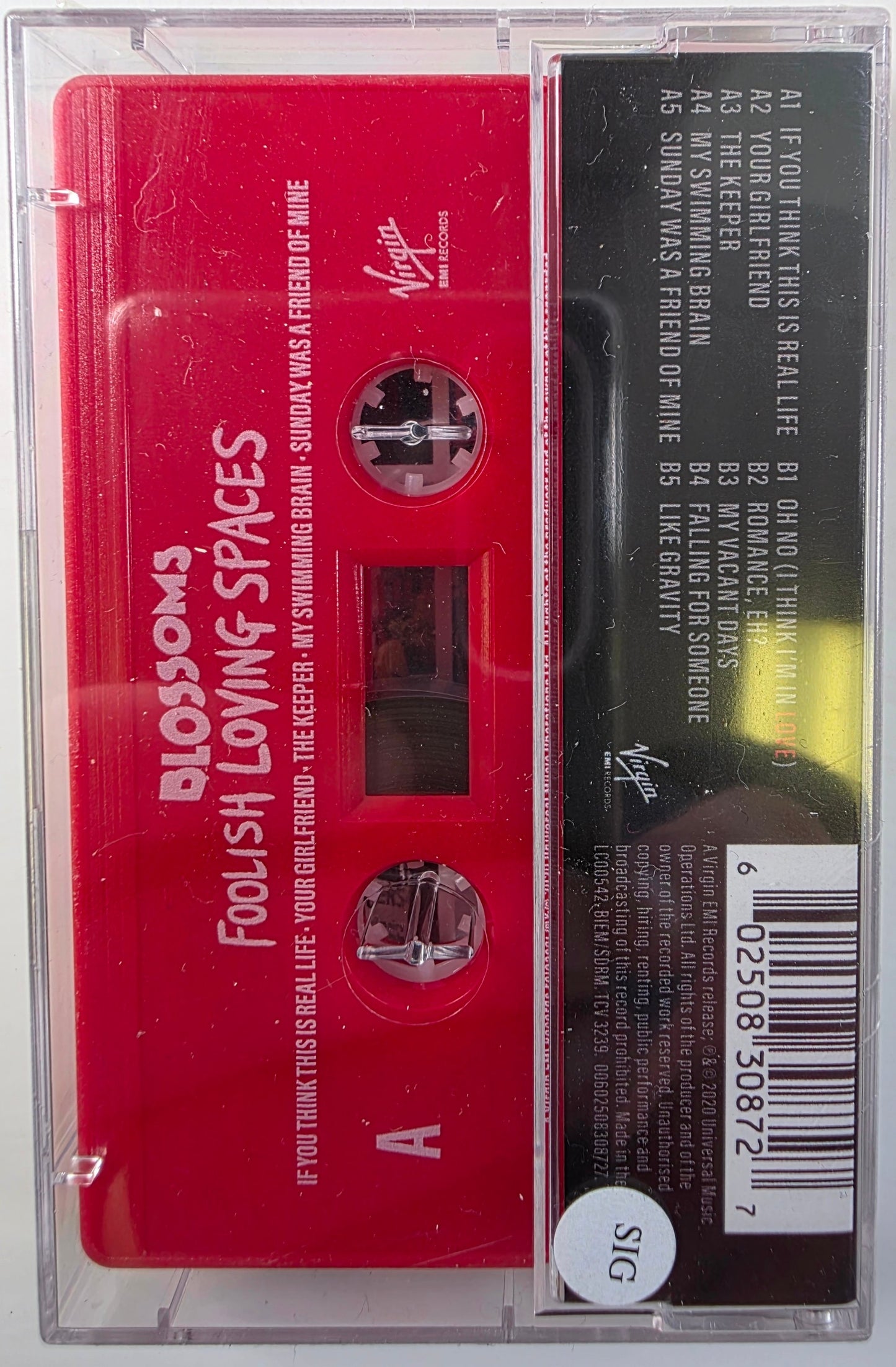 Blossoms Foolish Loving Spaces Cassette Tape