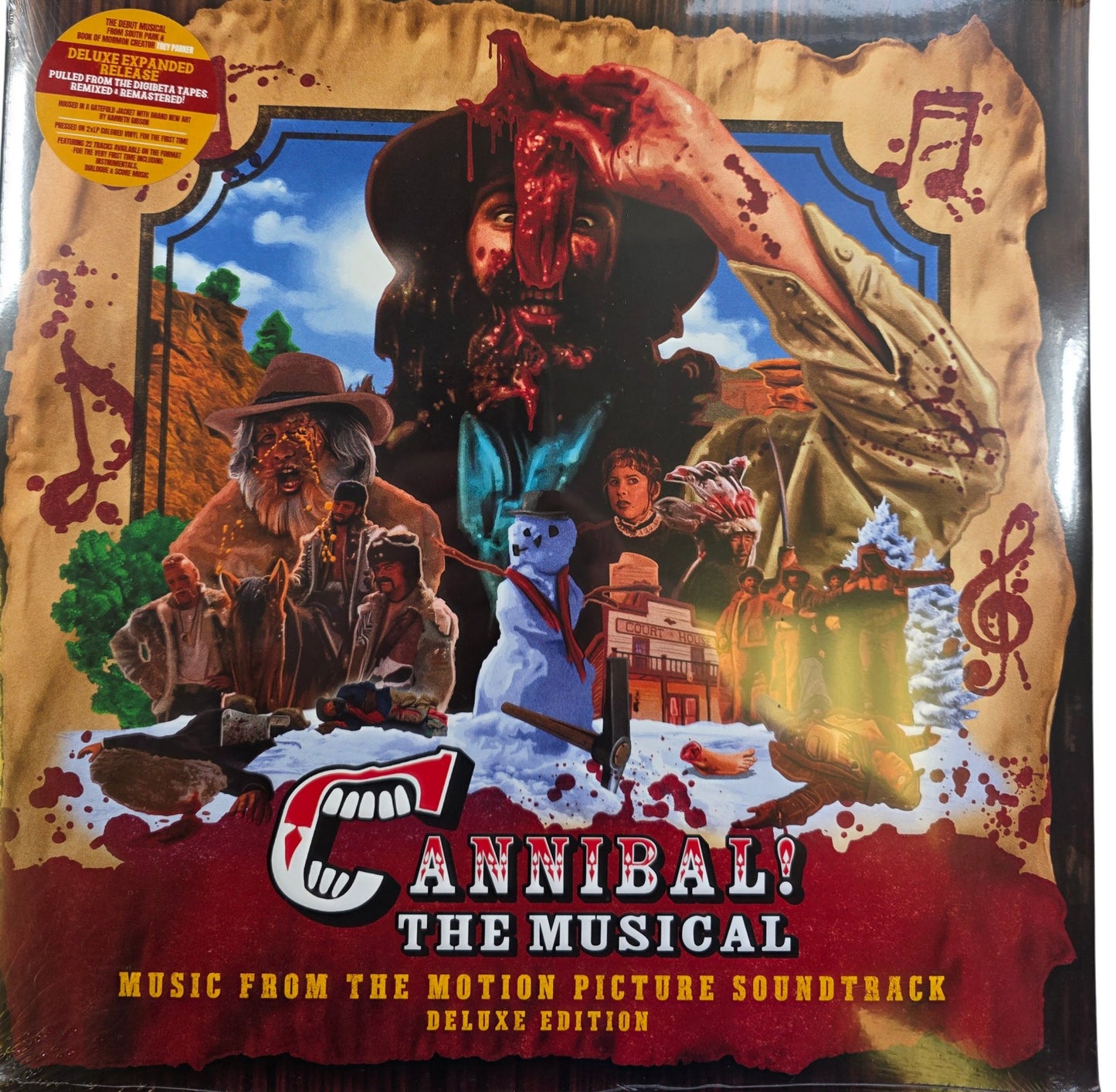 Cannibal The Musical Vinyl LP Deluxe Edition Coloured