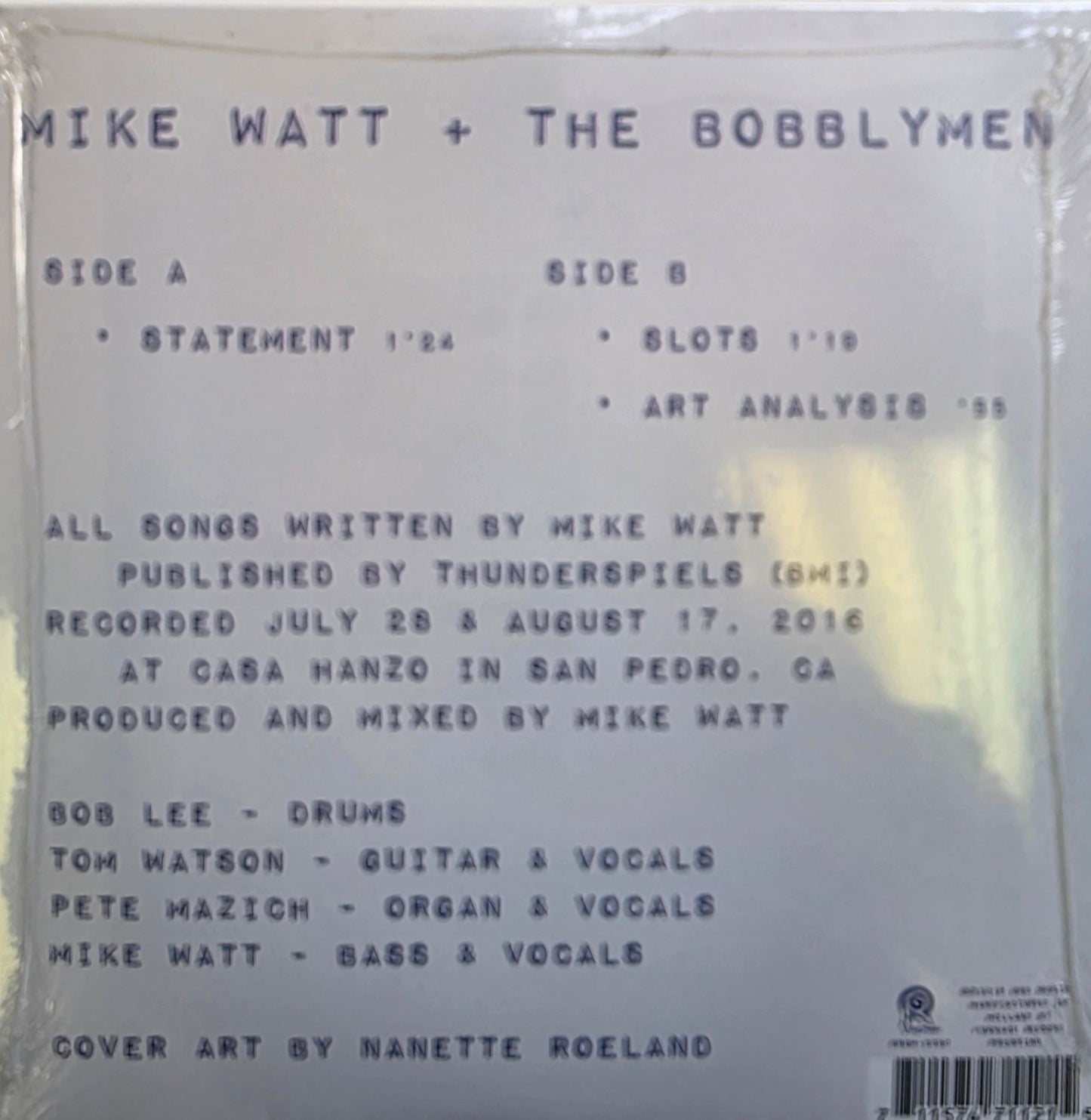 Mike Watt & the Bobblymen The Bobblymen Vinyl