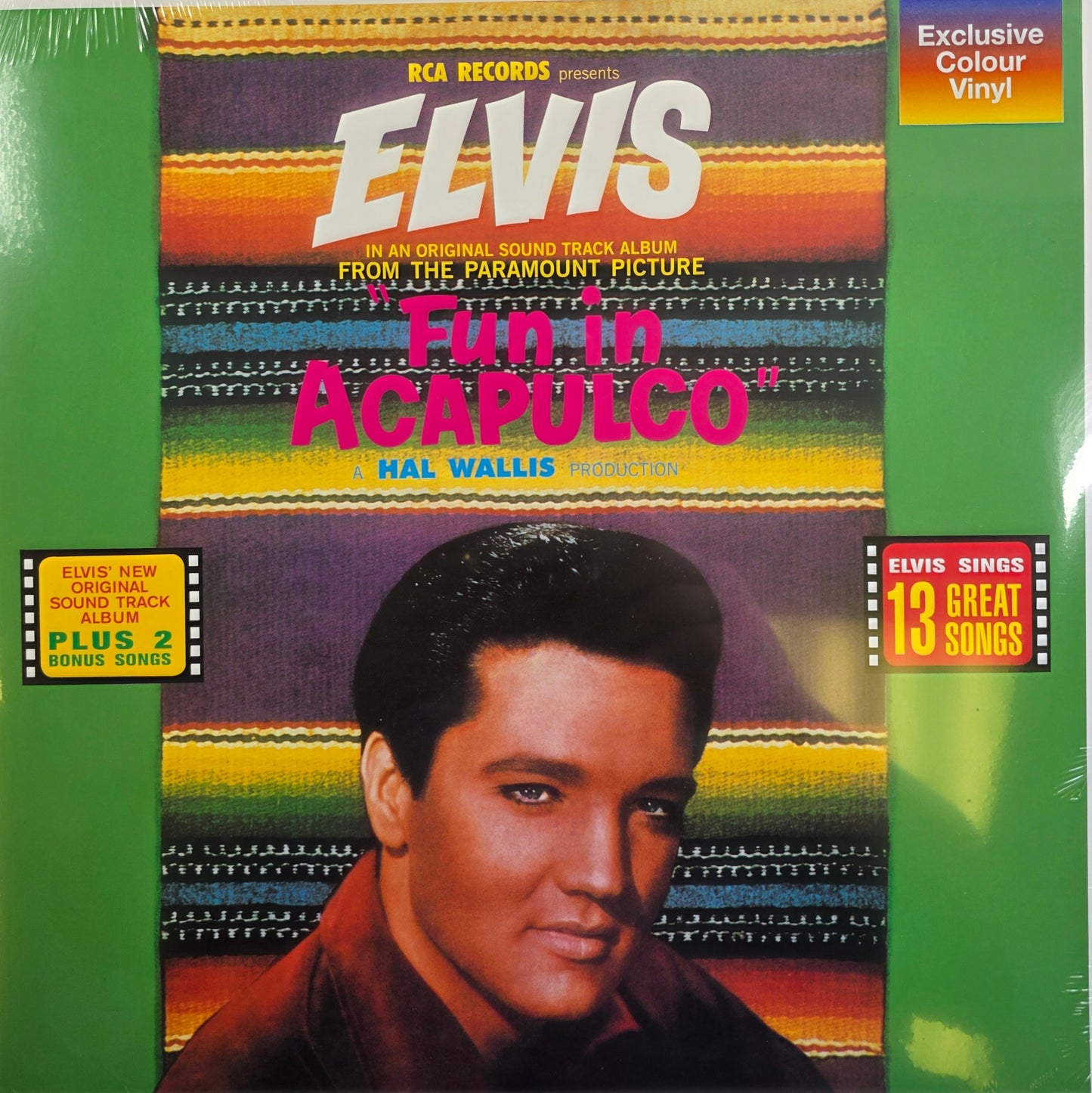 Elvis Presley Fun in Acapulco Vinyl LP Green