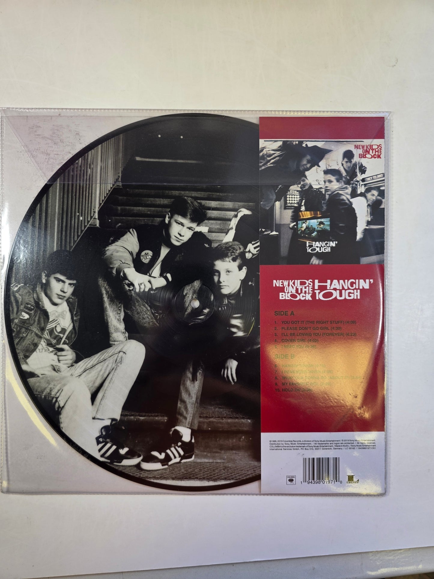 New Kids On The Block Hangin Tough Vinyl LP Picture Disc
