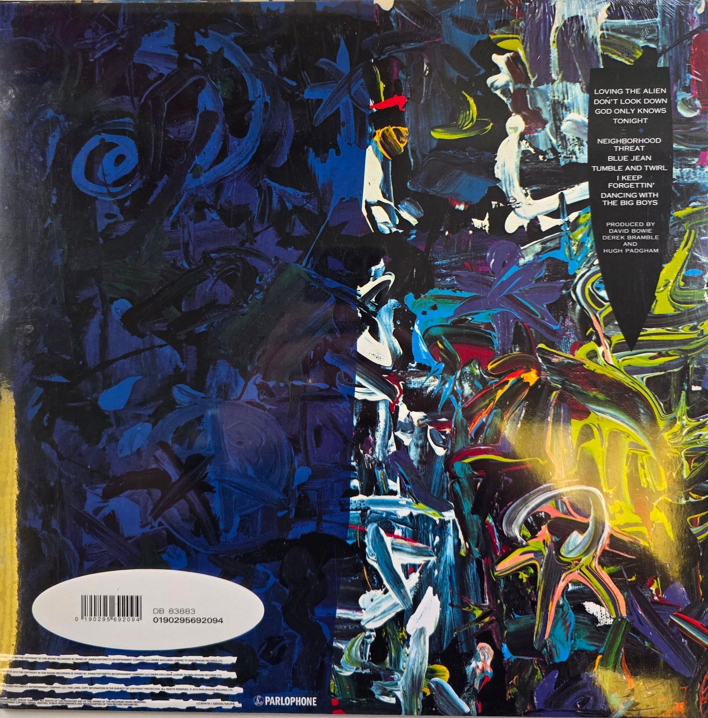 David Bowie Tonight Remastered Vinyl LP