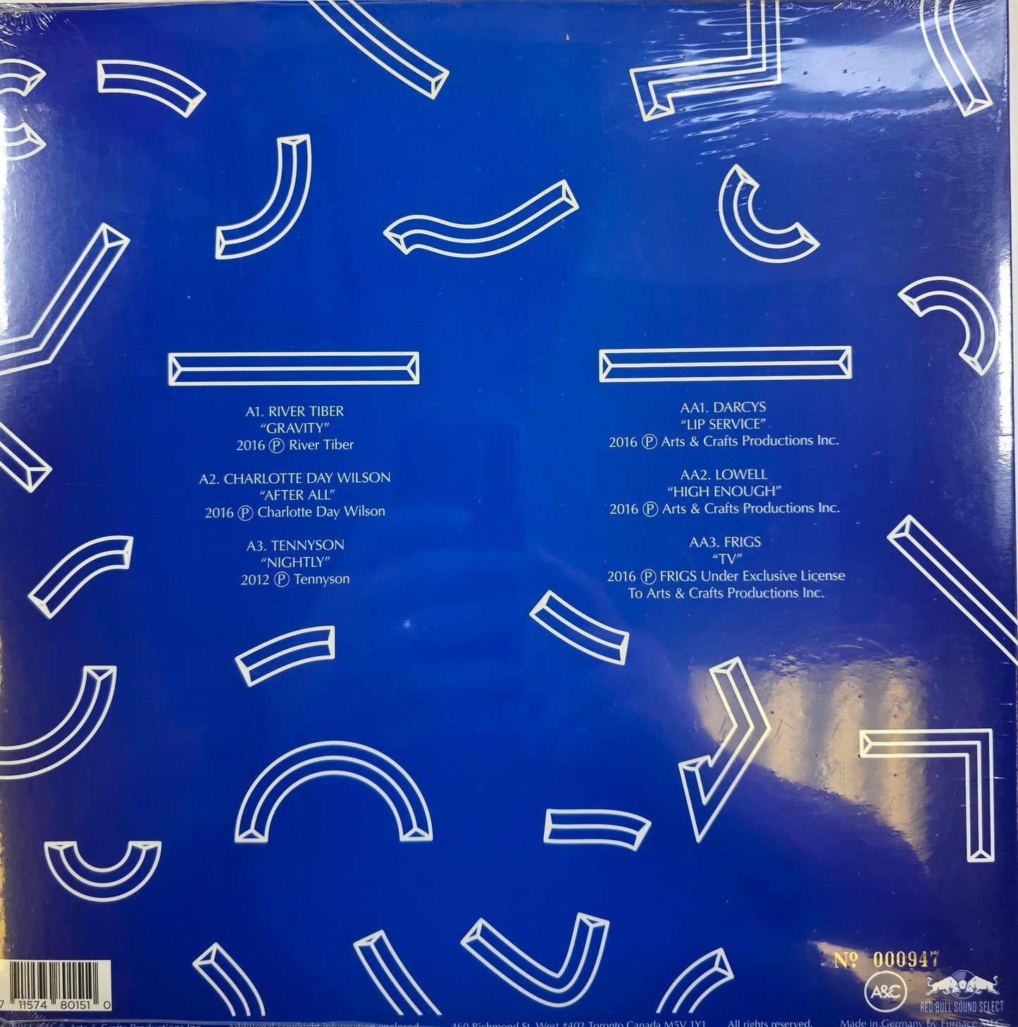 Red Bull Sound Select Arts & Crafts Vinyl LP Blue
