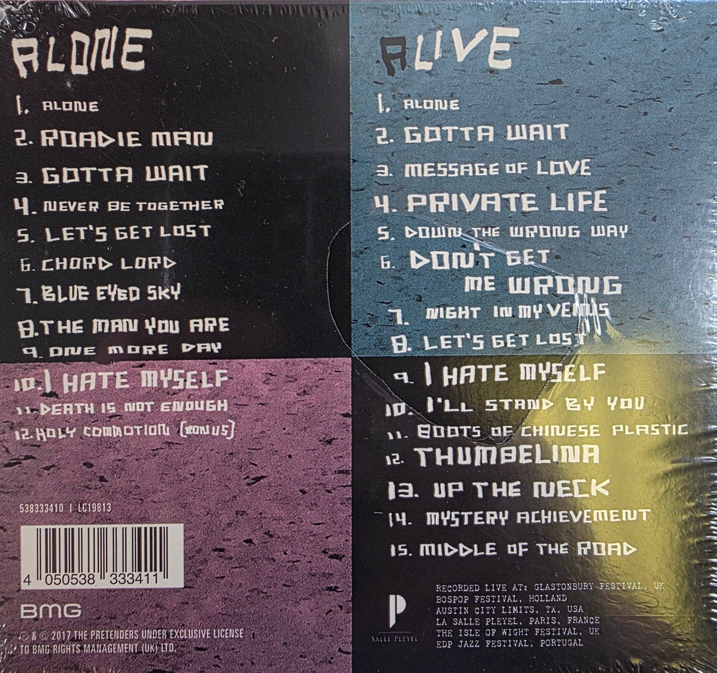 The Pretenders Alone 2xCD Special Edition
