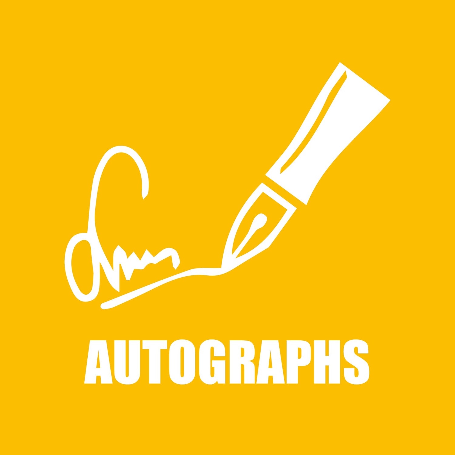 autographs hand signed by the bands after gigs 