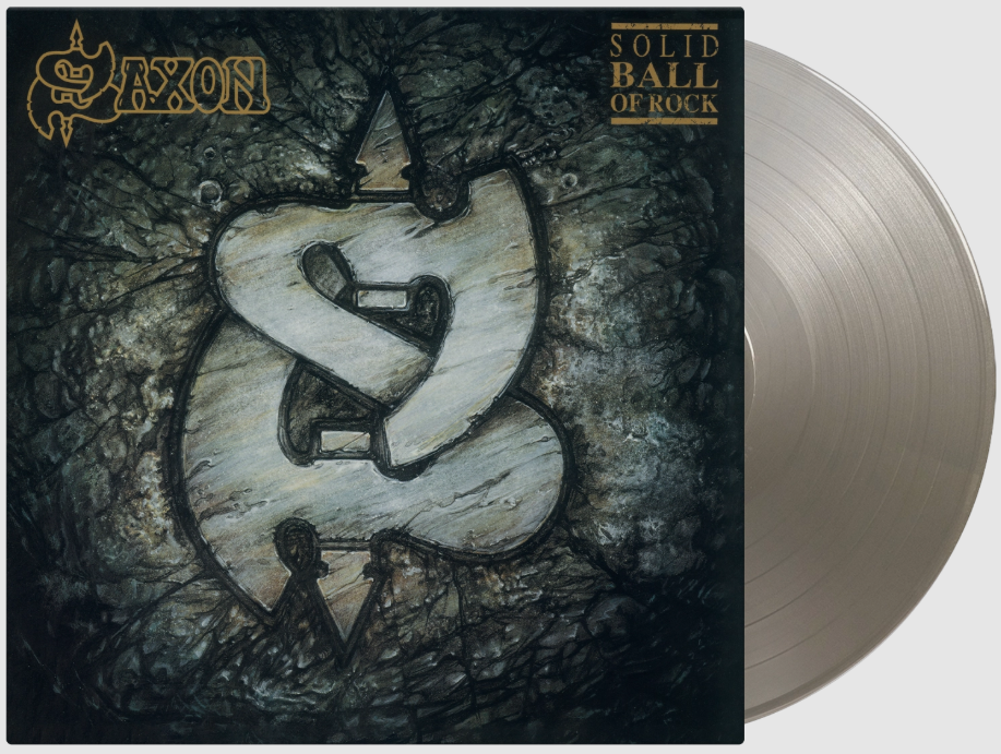 Saxon / Solid Ball Of Rock (1LP Silver Coloured)