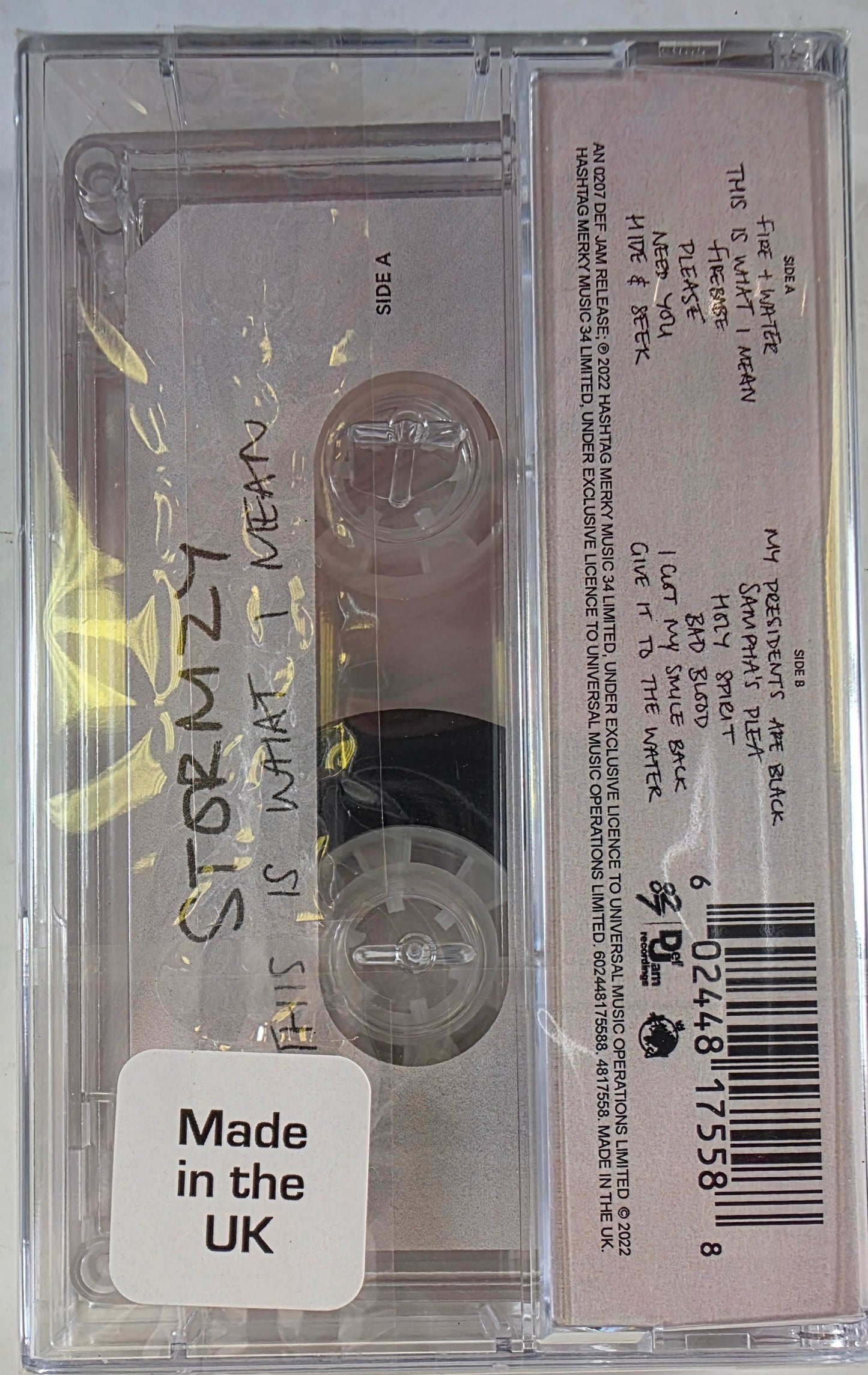 Stormzy This Is What I Mean Cassette
