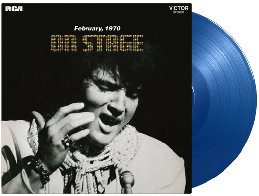 Elvis Presley – On Stagel Vinyl LP Blue