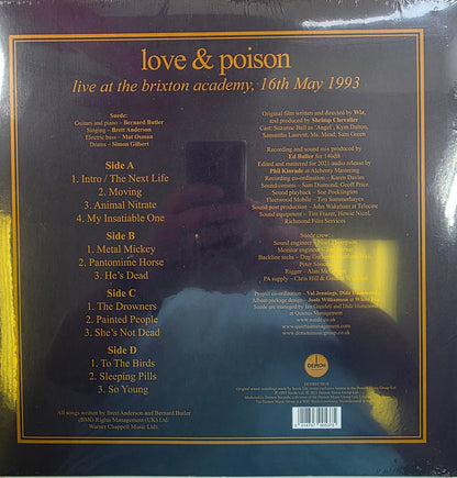 The London Suede Love & Poison Vinyl LP Clear