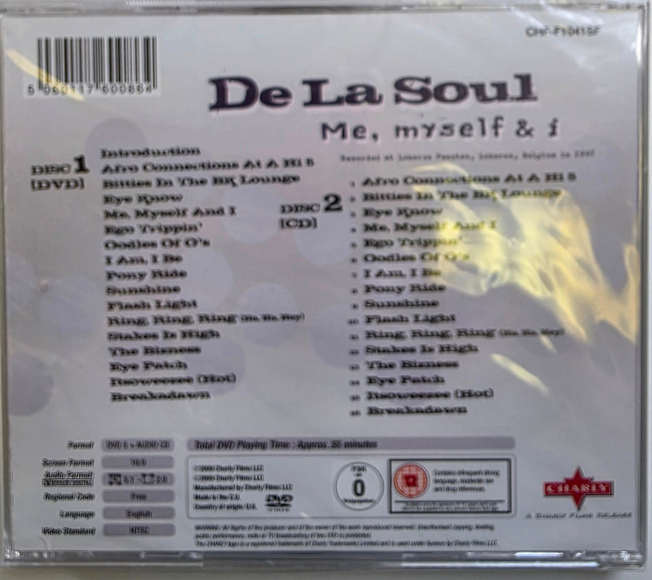 De La Soul Me Myself and I CD DVD Charly