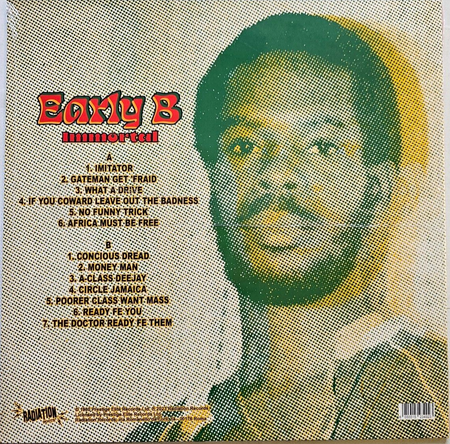 Early Immortal LP Album vinyl record reissue reggae on Radiation Roots 2023