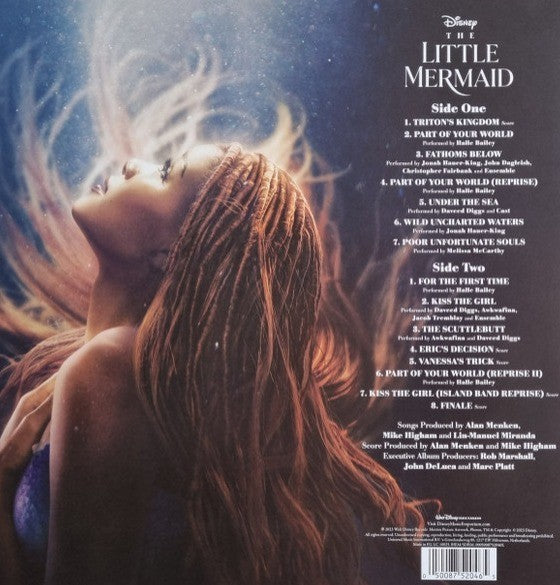 Alan Menken The Little Mermaid OST LP Album vinyl record 2023 on Walt Disney