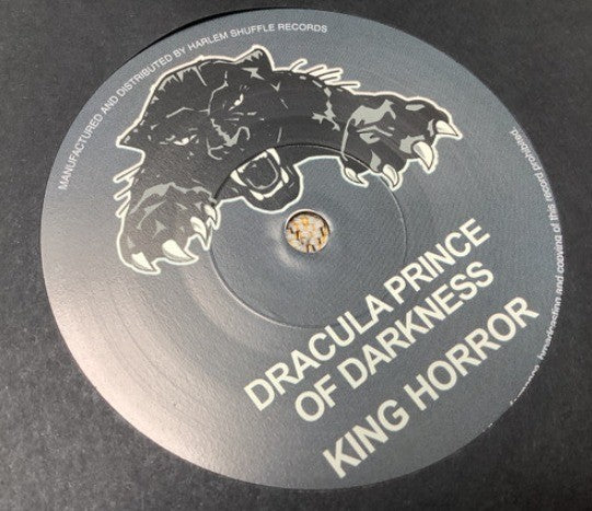 King Horror - Dracula Prince Of Darkness / Ghost Hour  7" vinyl record reissue
