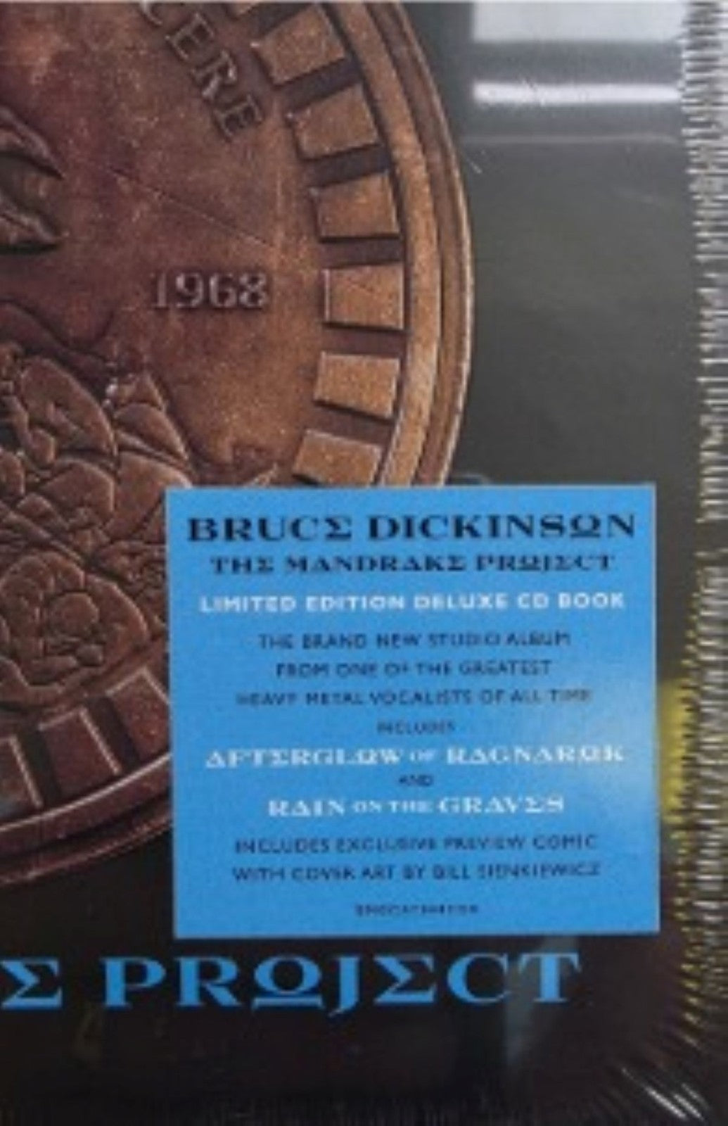 Bruce Dickinson The Mandrake Project Limited Edition Deluxe CD Album 2024 on BMG