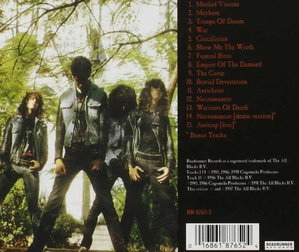 Sepultura Morbid Visions estial Devastation CD Album remastered 2023 roadrunner