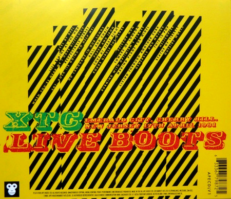 XTC Live Boots Emerald City Cherry Hill New Jersey 17th April 1981 CD Album 2026