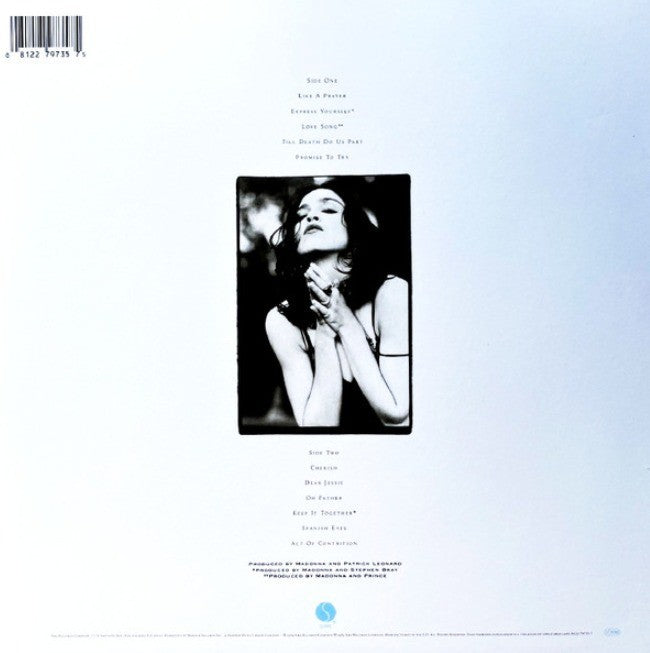 Madonna Like A Prayer LP Album vinyl record Limited Silver remastered reissue