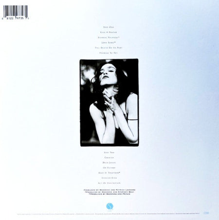 Madonna Like A Prayer LP Album vinyl record Limited Silver remastered reissue