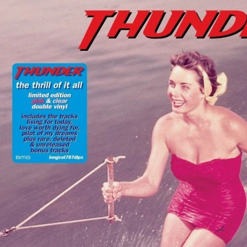 Thunder The Thrill Of It All LP Album Vinyl Record Limited Pink & Clear Reissue