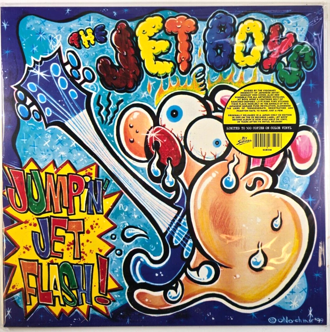 The Jet BoysJumpin' Jet Flash LP Album vinyl record limited green reissue 2023