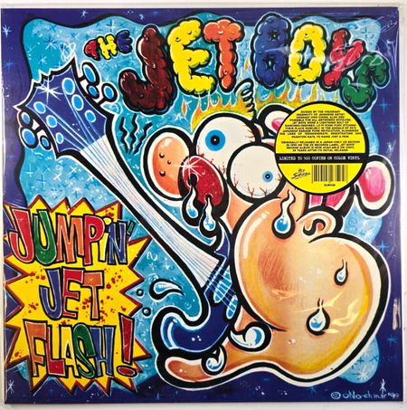 The Jet BoysJumpin' Jet Flash LP Album vinyl record limited green reissue 2023
