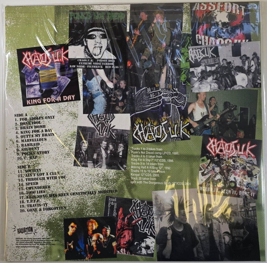 Chaos UK Kings For A Day The Vinyl Japan Years: 1991 - 2001 LP Album viny record