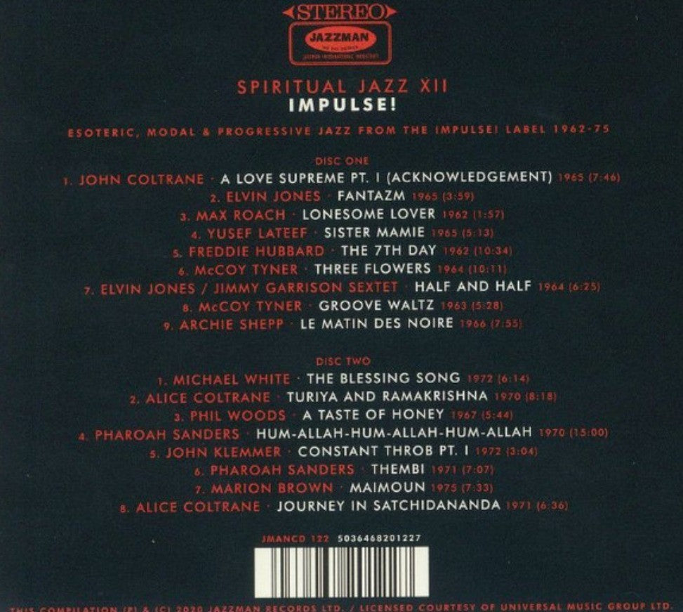 Spiritual Jazz XII Impulse! CD Album on Jazzman Jazz From The Impulse! Label