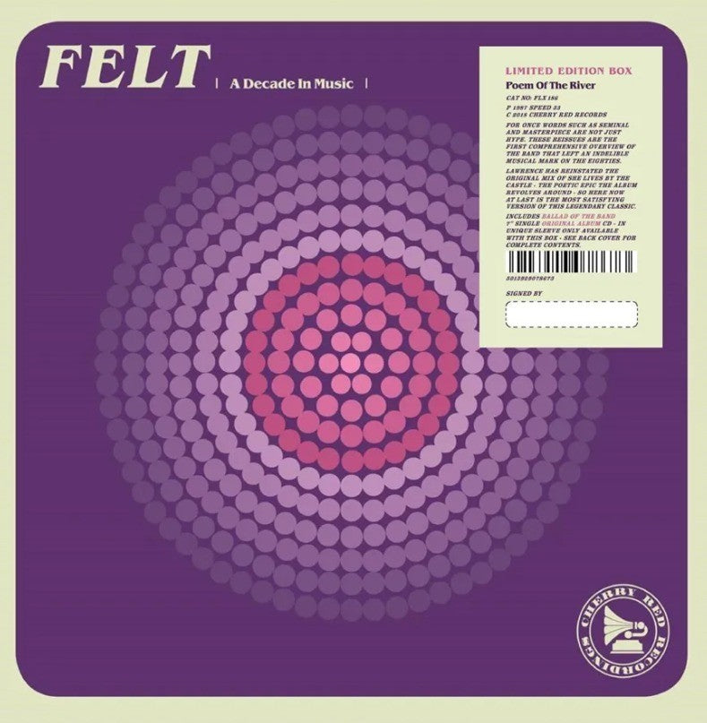 Felt Poem Of The River  CD + 7" Vinyl Boxset signed limited edition
