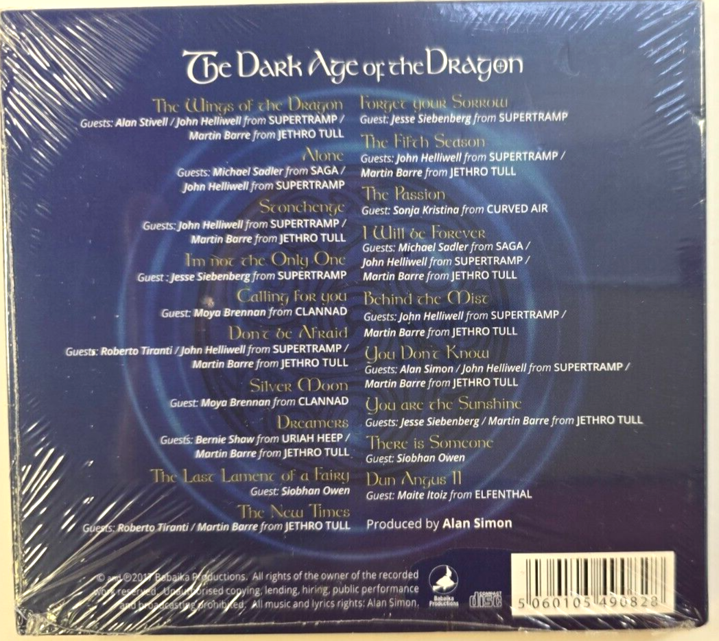 Alan Simon Excalibur Excalibur IV The Dark Age Of The Dragon 2018 digipak