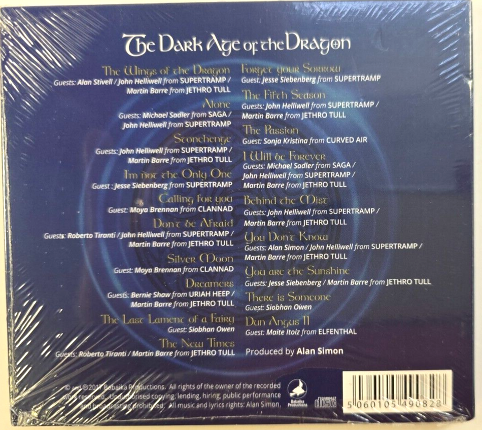 Alan Simon Excalibur Excalibur IV The Dark Age Of The Dragon 2018 digipak