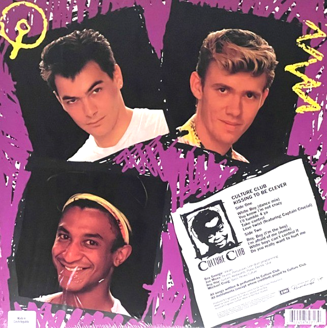 Culture Club Kissing To Be Clever LP Album vinyl record limited yellow reissue