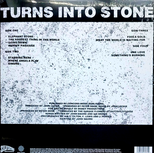 The Stone Roses Turns Into Stone LP Album vinyl record 2025 compilation reissue