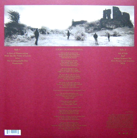 U2 The Unforgettable Fire LP Album vinyl record Remastered reissue 180g Island