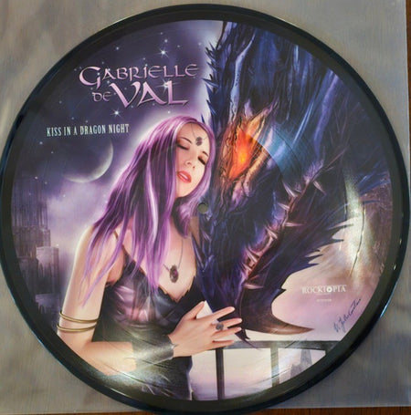 Gabrielle De Val Koenzen Kiss in a Dragon Night LP vinyl record picture disc