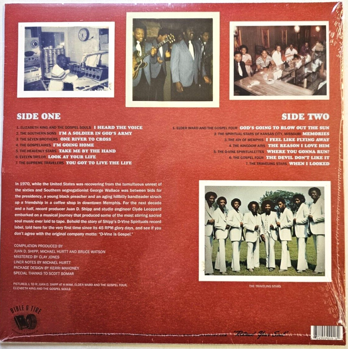 Sacred Soul: The D-Vine Spirituals Records Story Volume One LP Vinyl record new