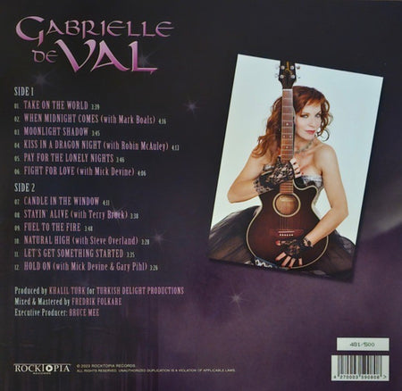 Gabrielle De Val Koenzen Kiss in a Dragon Night LP vinyl record picture disc