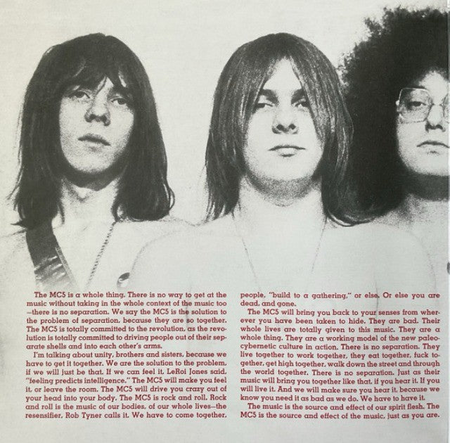 MC5 Kick Out The Jams LP Album vinyl record 2022 remastered reissue on Elektra