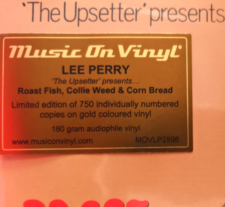 Lee Perry Roast Fish  Collie Weed & Corn Bread LP Album vinyl record Gold 2026
