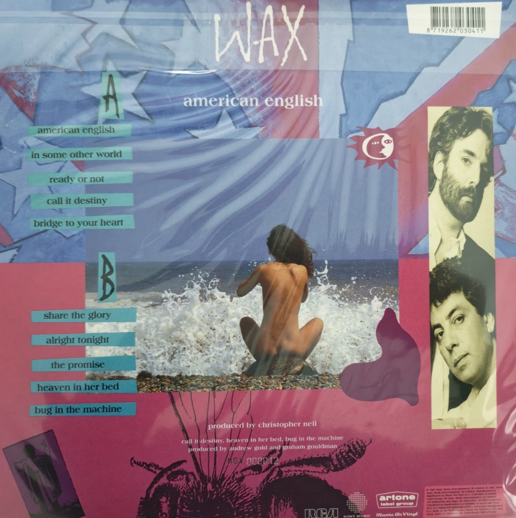 Wax American English LP Album vinyl record limited 180g pink numbered remastered