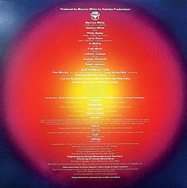 Earth Wind & Fire I Am LP Album vinyl record  remastered reissue 180gram black