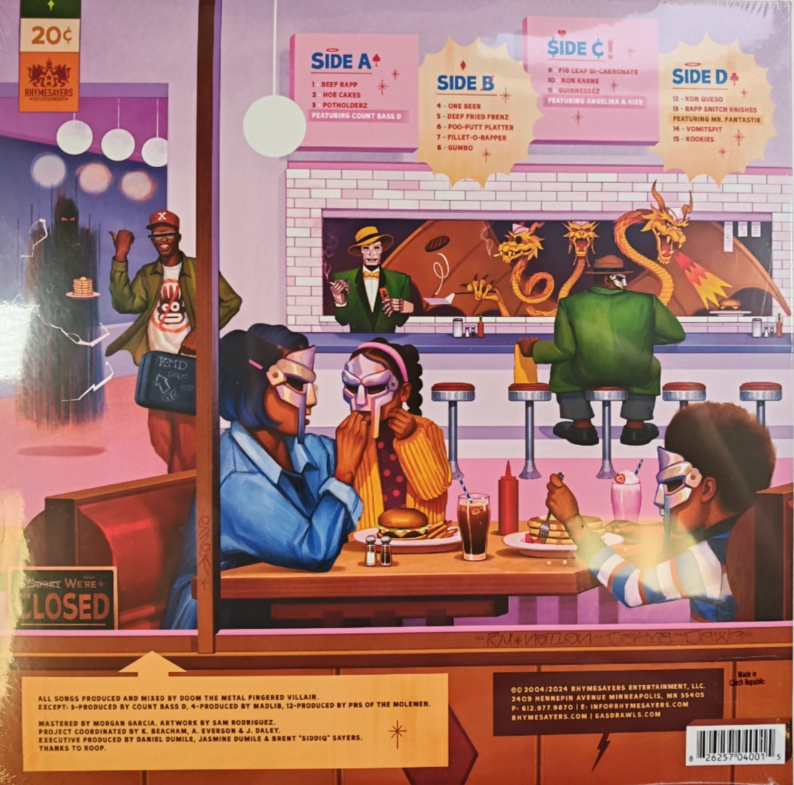 Mf Doom MM FOOD LP Album vinyl record Sweet Marble 20th Anniversary alt artwork