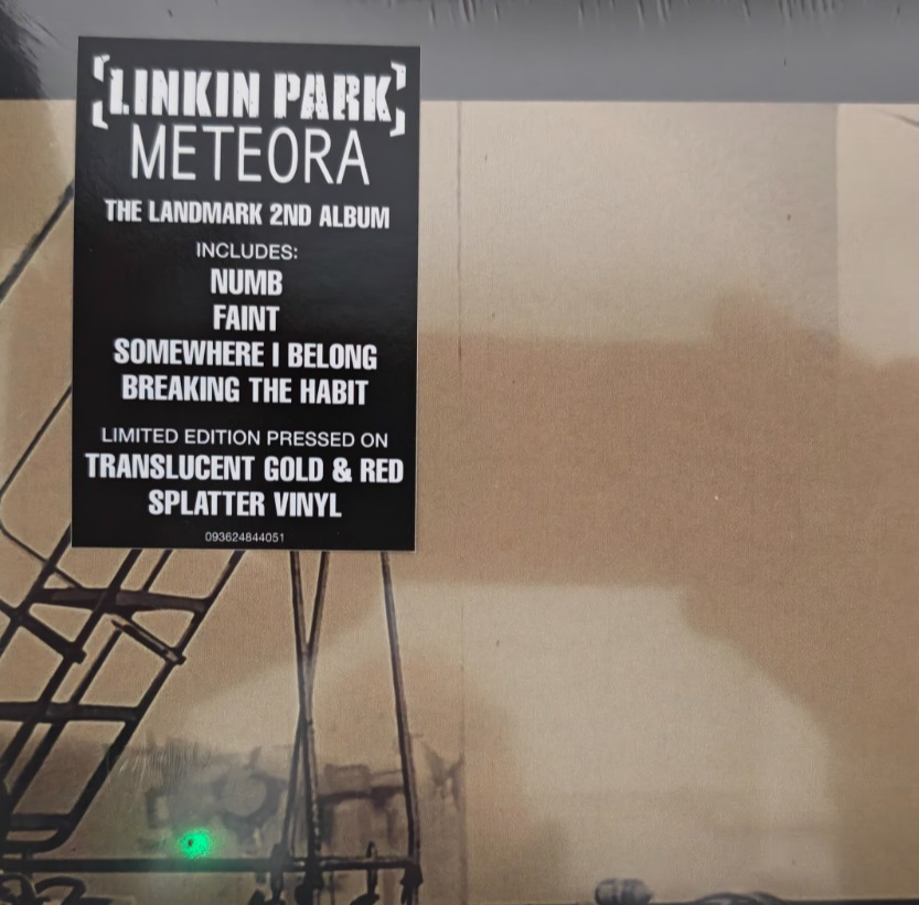 Linkin Park Meteora LP Album vinyl record limited Red Splatter 2024 on  Warner